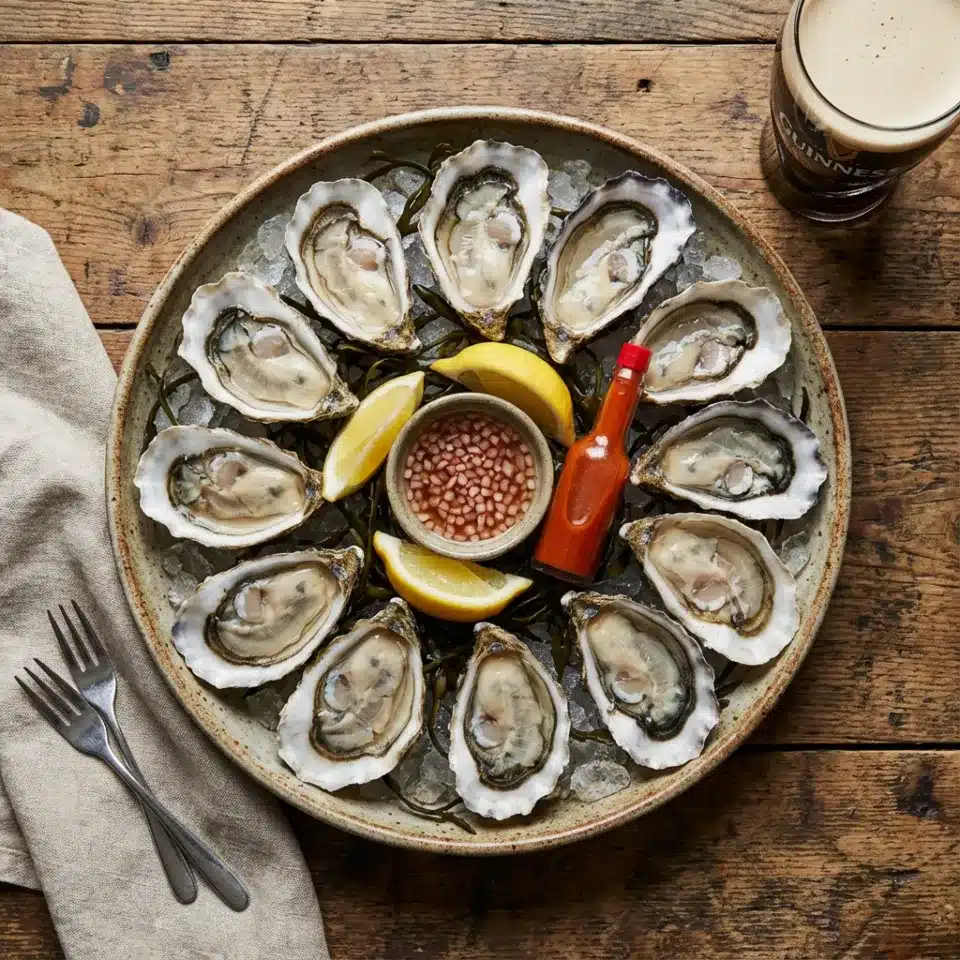 Oysters supplied by Keenan Seafood