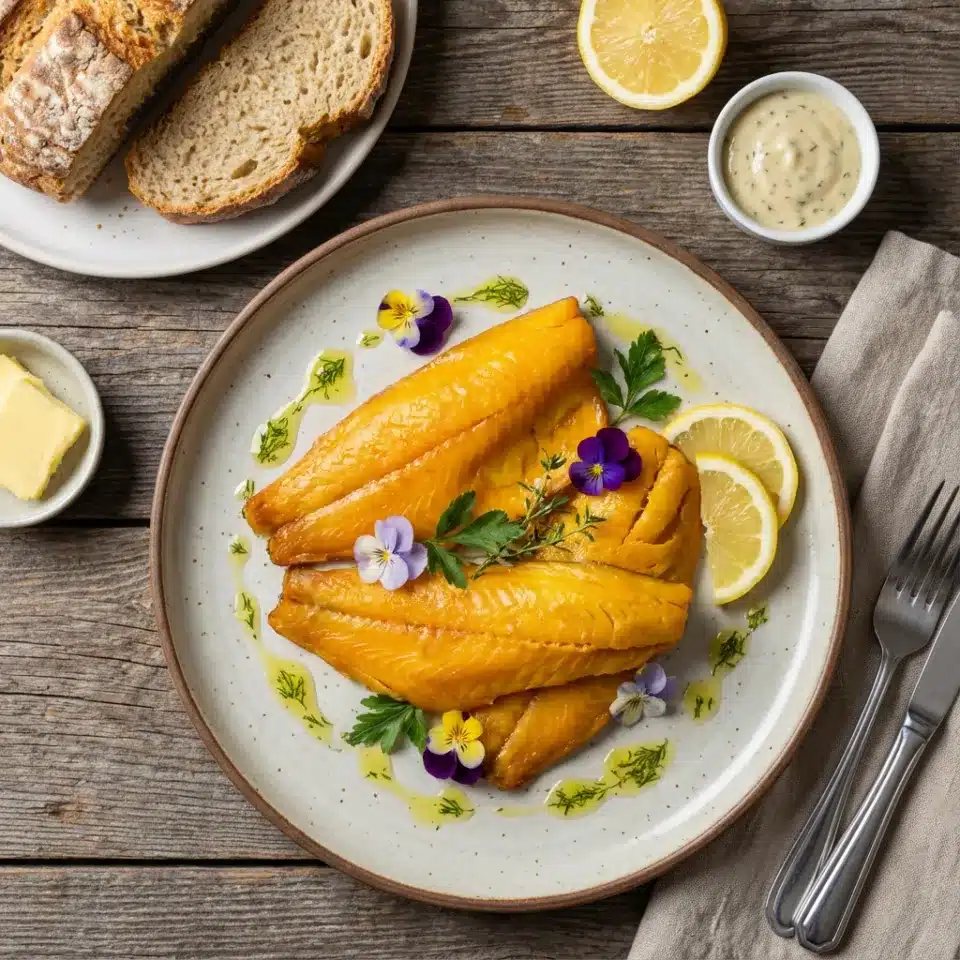 Smoked Whiting Fillet Dyed supplied by Keenan Seafood