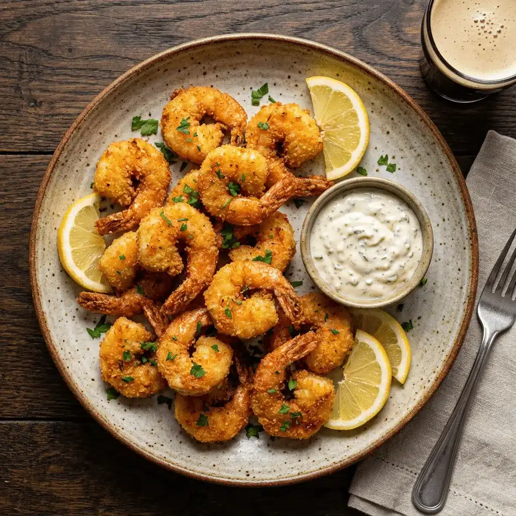 Breaded Whitetail scampi supplied by Keenan Seafood