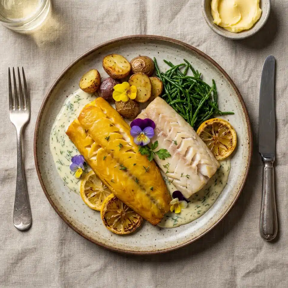 Smoked Cod Fillet Dyed or Natural Smoke supplied by Keenan Seafood